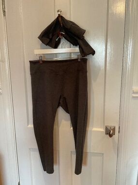 2 pairs of Style & Co charcoal leggings , PXL